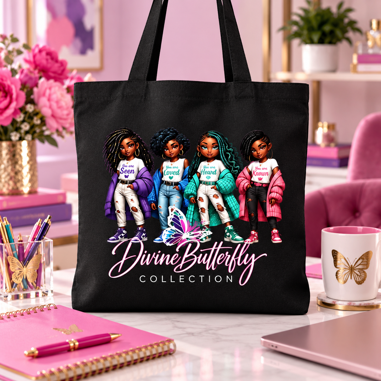 Basic 4 Tote | Seen. Loved. Heard. Known