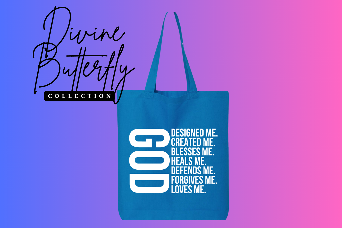 GOD DESIGNED ME Tote
