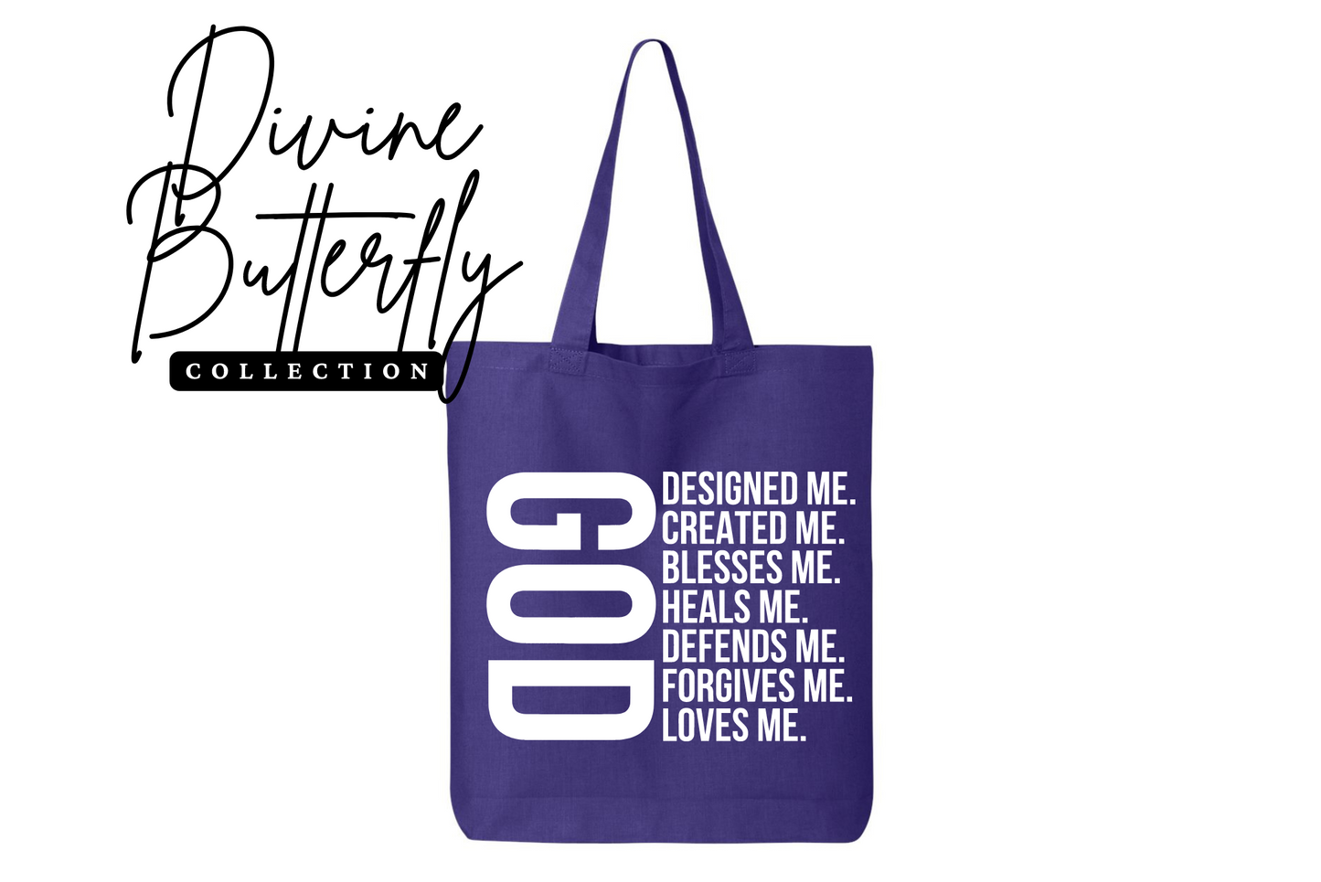 GOD DESIGNED ME Tote
