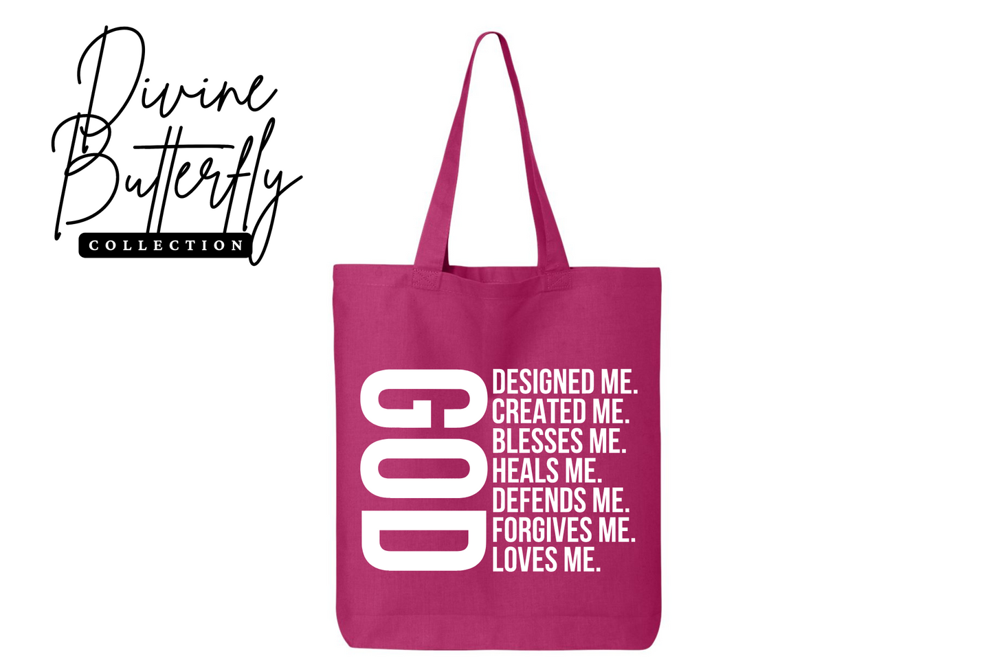 GOD DESIGNED ME Tote
