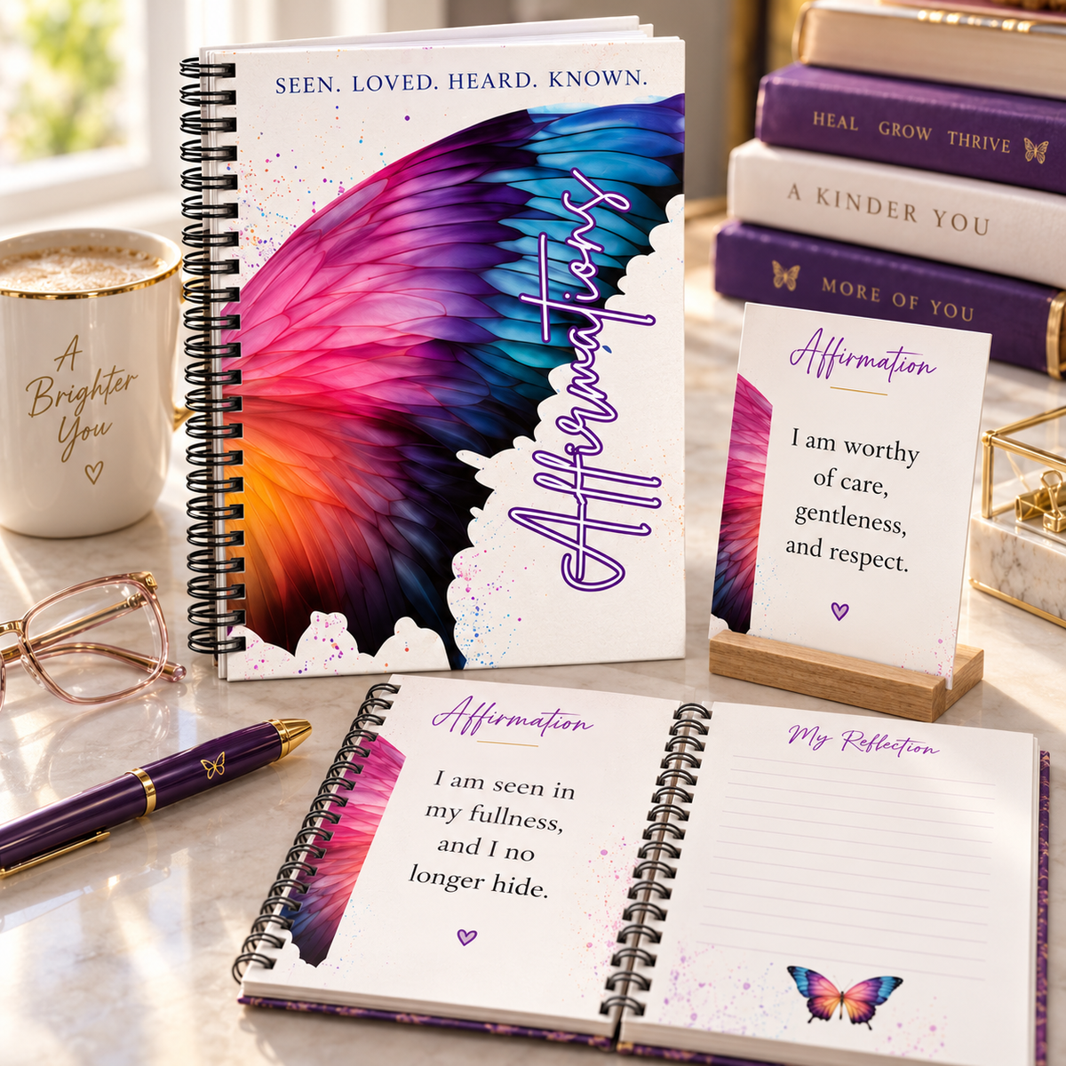 Affirmations: SEEN. LOVED. HEARD. KNOWN.