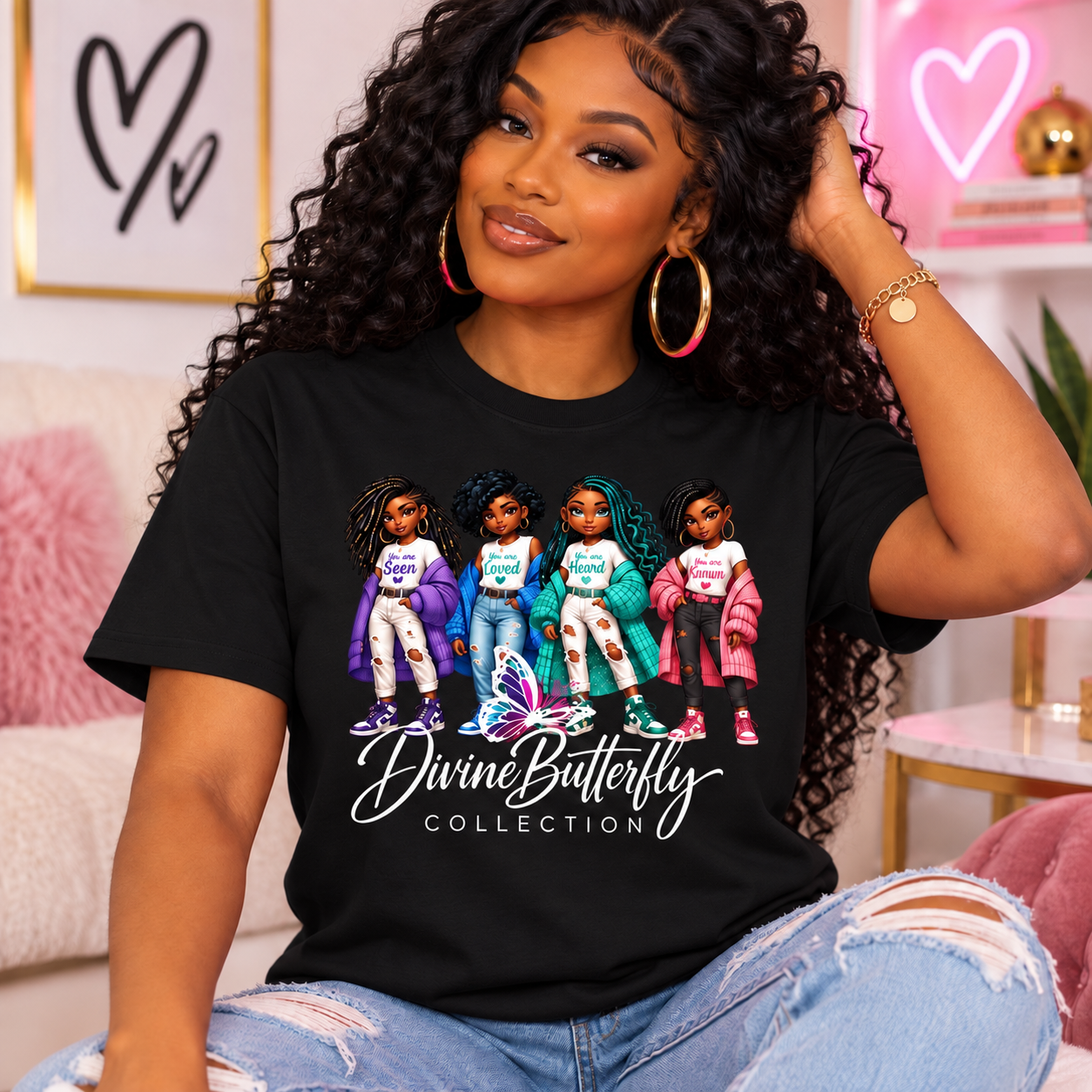 Basic 4 Tee | Seen. Loved. Heard. Known.