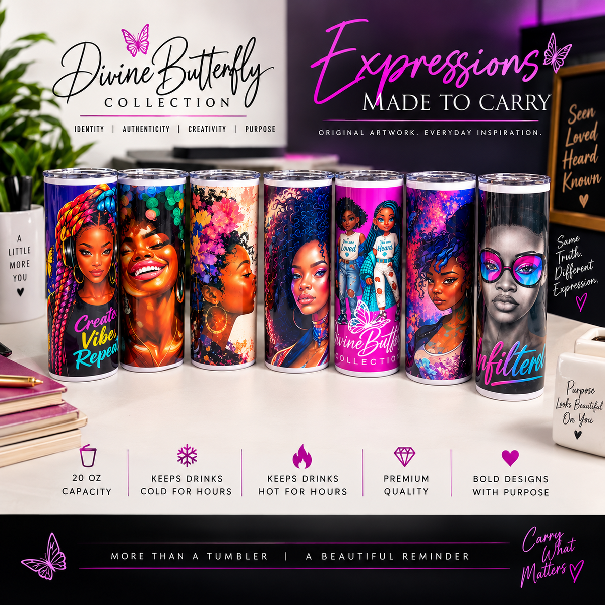 DivineButterfly Tumblers