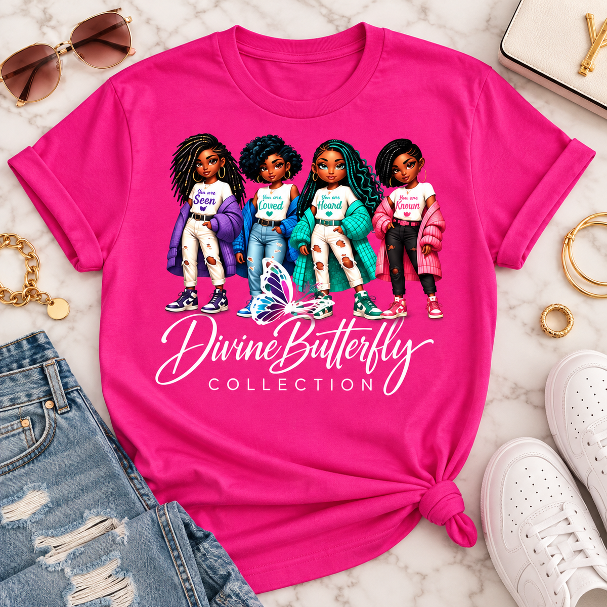 Basic 4 Tee | Seen. Loved. Heard. Known.