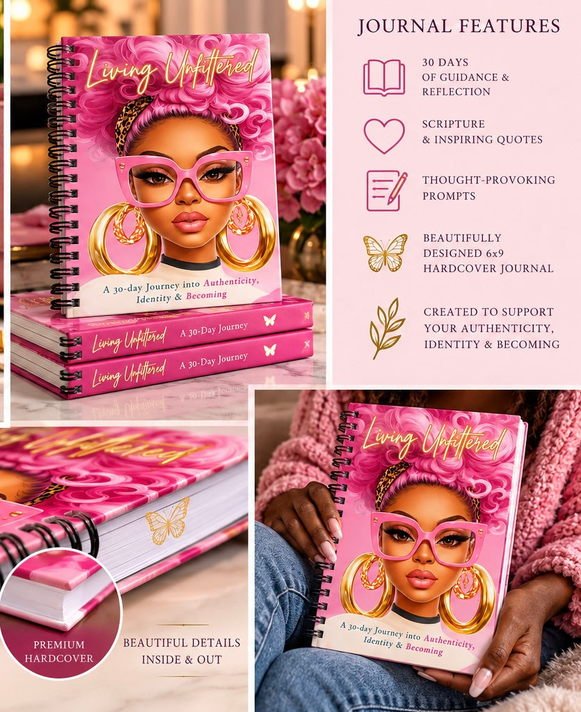 Living Unfiltered: A 30-Day Journey into Authenticity, Identity & Becoming